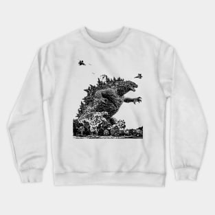 Vintage godzilla Crewneck Sweatshirt